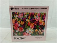 Good Way Puzzles Stained Glass Flower Garden Jigs