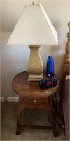 Bernhardt nightstand and lamp