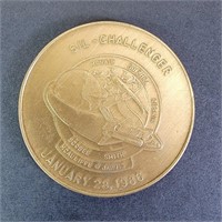Space Shuttle Challenger Tragedy Memorial Coin