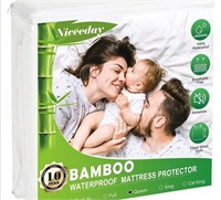 (NEW) Bamboo Queen Waterproof Mattress Protector
