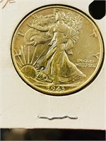 1943 90% Silver Walking Liberty HalfDollar