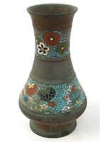 Chinese Bronze and Cloisonne Censer