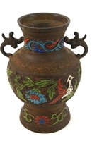 Chinese Bronze Cloisonne Censer