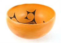 Large Hopi Glazed Earthenware Bowl