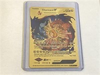 Pokémon Charizard V Gold Foil Card 508 Wild