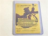 Pokémon Mewtwo & Mew Gold Foil Card 270