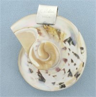 Modernist Signed Designer Celia Sebiri Shell Penda