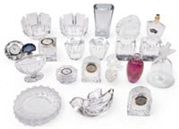 Lot: Asst. Glass & Crystal- Lalique, Baccarat, etc