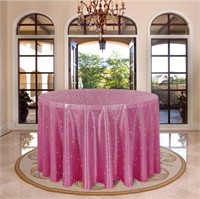 Fitable Sequin Tablecloth (60inch round,