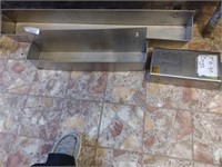 3 Stainless Steel attachment trays