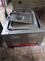 Stainless Steel electric food warmer with pans