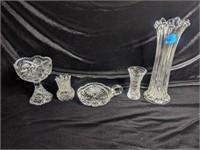 (5) Pieces of Cut Crystal Glass
