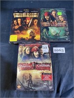 Final Group of Pirates of the Caribbean Movies DVD