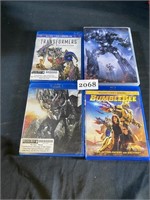 Transformers Movies Blu Ray/DVDs
