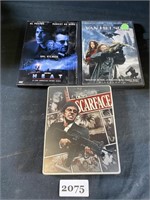 DVDs - Scarface, Heat, Van Helsing