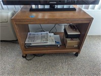 Rolling TV Stand - 26" x 15.5" x 20"