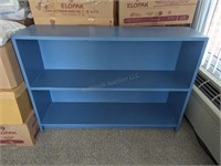 Wooden Painted Blue Shelf -