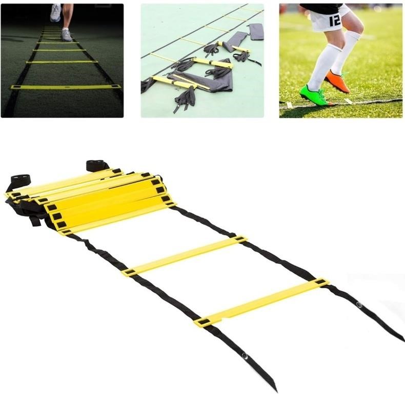 (NEW) Agility Ladder Speed Ladder with Carry Bag