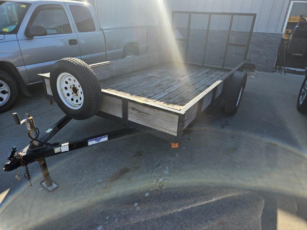 2008 LIBERTY TRAILER. 6'10" x 12' SINGLE AXLE