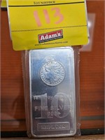 10 TROY OUNCES .999 FINE SILVER BAR, FEATURES