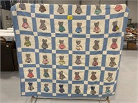 HAND STITCHED HOLLY HOBBIE QUILT