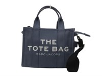 Marc Jacobs Blue Canvas 2 Way Shoulder Tote Bag