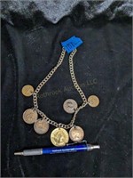 International Coin Necklace