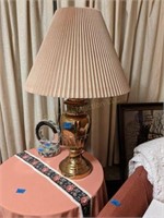 Brass Colored Lamp - 32"