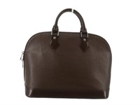 Louis Vuitton Epi Mocha Alma Hand Bag