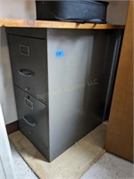 Metal 2-Drawer Filing Cabinet