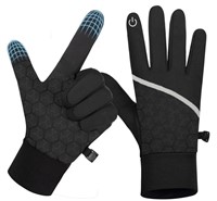 Size : Small Men Winter Gloves Mittens Nonslip Wat