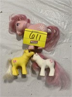 3 MY LITTLE PONY FIGURES