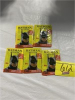 5 PACKS OF SEALED BATMAN RETURNS CARDS