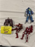 GROUP OF IRON MAN FIGURES