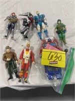 GROUP OF ACTION FIGURES OF ALL KINDS