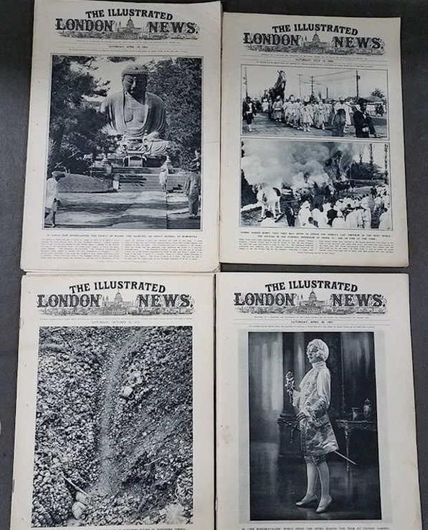4 Vintage Historical The Illustrated London News!