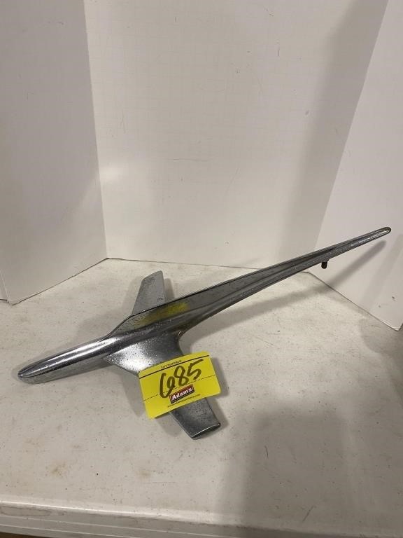 1955 FORD OEM#25568 ROCKET AIRPLANE HOOD ORNAMENT