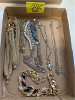 FLAT OF COSTUME JEWELRY