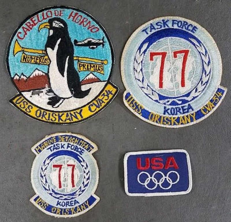 Incredible USS Oriskany CVA-34 Patches & Much More