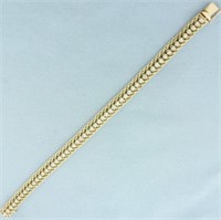 2ct Diamond Rope Link Tennis Bracelet in 14k Yello