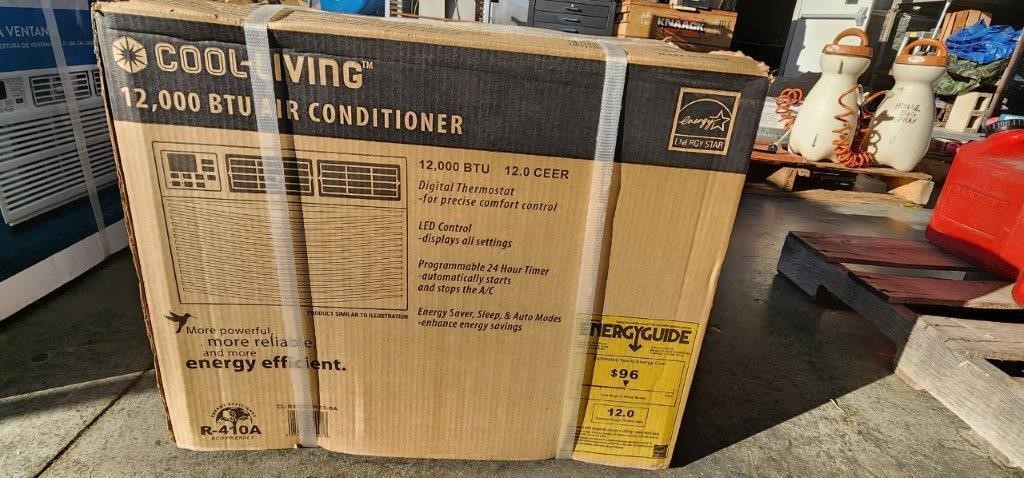 COOL-LIVING, 12000 BTU AIR CONDITIONER, APPERAS