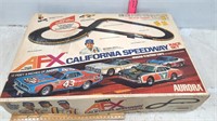 AFX Slot Car Set with Cars