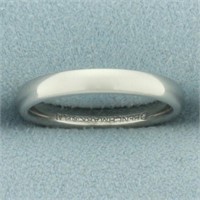 Womens Wedding  Band Ring in Platinum