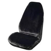 Masque Luxury Plush Seat Cover, Black