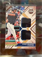 Bobby Bradley player worn jersey patch  card