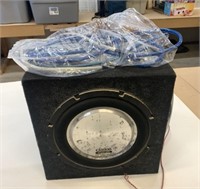 Clarion Speaker Box & Amp w/Wires