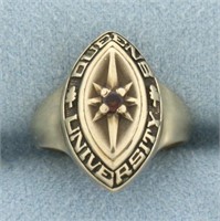 Vintage Queens University Class Ring in 10k Yellow