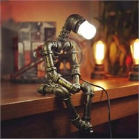 Yjgzdy Table Lamp, Steampunk Lamp Vintage Antique