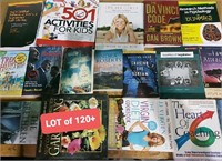 Lot of 120+ Assorted Books. Includes History, Biog