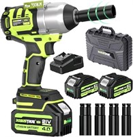 Robustrue 700Nm/517Ft-lbs Cordless Impact Wrench H